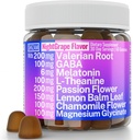 SHIZAM Valerian Root Chamomile Gummies, Çocuklar ve Yetişkinler için Calm & Stres Yardım, Capsules Tincture Extract Drops Pills Chewables Tea Liquid Alt, Tamam, Valarian Roots Organik Uyku 500 mg Herb