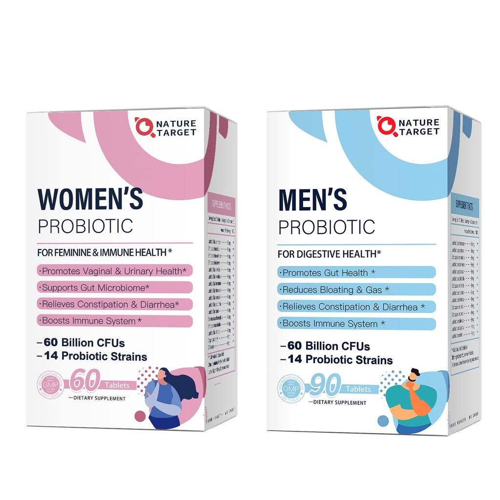 Kadınlar için Antibiyotikler, Erkekler için probiyotikler, Digestive,Vaginal,Prostate Health Health