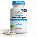 Cholesterol Supplement - Normal Colesterol Seviyelerini Desteklemek için tüm doğal malzemeler. Optimal Circulation. 60 Capsules