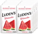 Ludens Watermelon Throat Drops, Sore Throat Relief, 25 Count (Brook of 12)