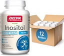 Jarrow Formulas Inositol 750 mg, Diyetsel Tamam, Hücre Sağlığı ve Genel Wellness için Canlı Destek, 100 Veggie Capsules, 100 Day Supply (Pack OF12)