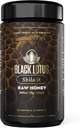 Siyah Lotus Pure Shilajit Wear Raw Honey Liquid Tincture, 300 ml, Erkekler ve Kadınlar için %100 Saf Doğal Shilajit, 175 mg Fulvic Acid, 85 Ionic Trace Minerals, For Immune Support, Focus, Energy