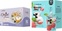 Hethstia Konjac Jelly Lychee Flavor with Collagen and 10 Packs and Konjac Noodles Diversity Gluten Free 12 Packs Low Calorie, Keto, Sugar Free, Health Food Food