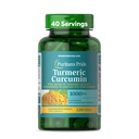 Puritan's Pride Turmeric Curcumin 1000 mg, 95 Cucuminoids'e ayak uydurulmuş, Antioksit Sağlığı için Herbal Diyetsel Supplement, 120 Hızlı Yayın Kapsülleri