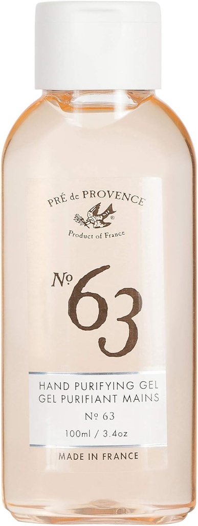 Pre de Provence Gelişmiş Alkol Tabanlı El Sanitizer Gel Moisturizes & Softens Hands, 3.4 Akışkanlar, Hayır. 63