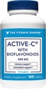 Bioflavonoyaklarla Aktif Dükkanlar, Destekler Immunity, Vascular Health, Antioksi, 500 MG (100 Tablet)