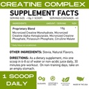 MFL Kas Tinatine | 3 Mikronized Kreatine | 10g | 0 Sugar | Stevia | All- Natural | 60 Hizmet (Doğal)