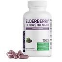 Bronson Elderberry Ekstra Güçlü, Sağlıklı Immune Sistemi ve Antioksit Koruma, GMO, 180 Vejetaryen Capsules