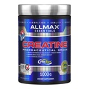 ALLMAX Essentials CREATINE - 1000 g Toz - Performans ve Eğitim Teşviki - Vegan & Gluten Ücretsiz - 200 Hizmet