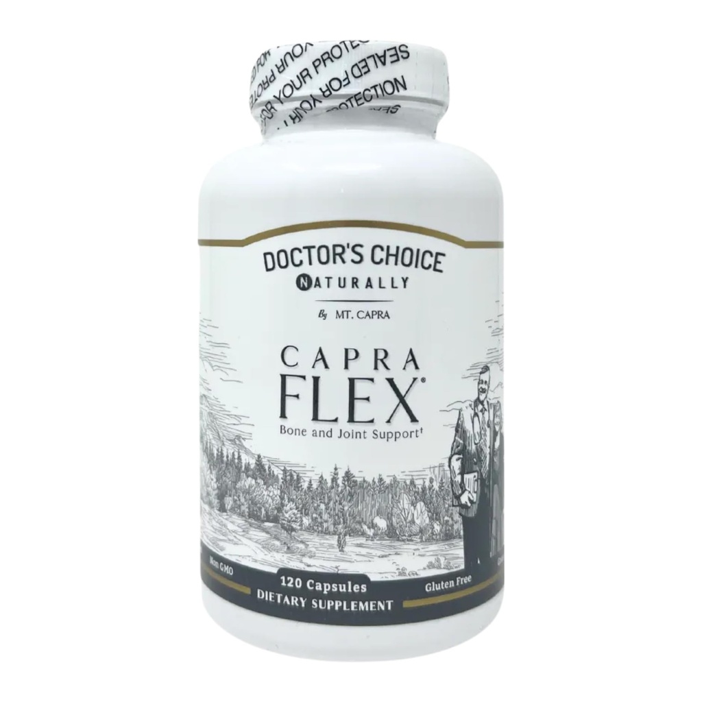 CapraFlex by Mt. Capra | Bone and Joint Support Supplement with Chicken Collagen, Hyaluronic Acid, Turmeric, and Herbs for Joint Vitality | 30 Hizmet - 120 Capsules