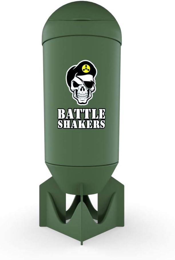 Savaş Shakers Bomb | Askeri Themed Shaker Şişe | Leak-Proof Protein Kupası Depolama Karşılaştırması | Protein Tozları ve Daha Fazla | Dayanıklı & Bulaşık makinesi Güvenli | 20 Oz