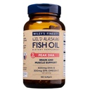 Wiley's Finest Wild Alaskan Fish Oil Peak DHA - 900 mg EPA ve DHA Omega-3s - 180 Softgels (90 hizmet)
