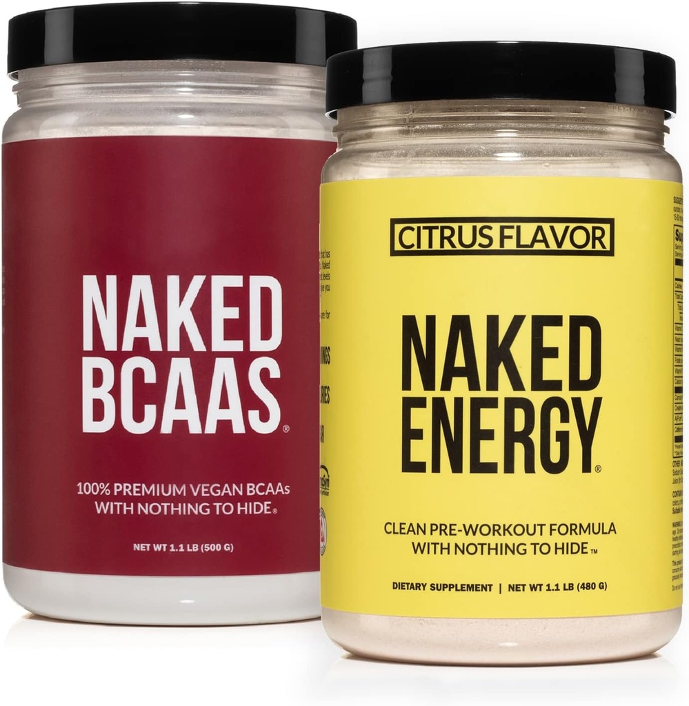 NAKED Vegan Enerji ve Performans Grafik Citrus Enerji BCAAS Amino Asits Toz