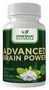 GREEN VALLEY NATURALS - Gelişmiş Beyin Gücü - Sağlıklı, Normal Beyin Fonksiyonu, Focus ve Concentration, klinik olarak sağlıklı beyin Clarity'yi desteklemek için formüle edilmiştir. Şişe, 60, Kont)