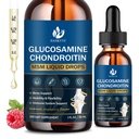(2 Pack) Glucosamine Chondroitin MSM Sıvı Ölçeği, Yüksek Aborpsiyon, Antioksi, Immune, Bone Support, MSM Supplement for Men & Women, Vegan, Sugar-Free, Raspberry Flavor, 1 Fl Oz