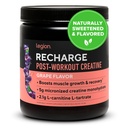 LEGION Recharge Post Workout Supplement - All Natural Muscle Builder & Recovery Drink with Micronized Tinatine Monohidrat. Doğal olarak Tatlılaşmış ve Flavored, Güvenli ve Sağlıklı. (Grape, 60 Hizmet)