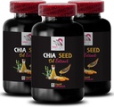 Plant bazlı petrol - CHIA SEED OIL EXTRACT - Hydrating oil, Rich doku, Saç bakımı, Parlak bitirme, Doğal ışık, Chia yararları, hafif doku, Pure hidr, Body oil, Glow oil 3 Şişe 180 Caps