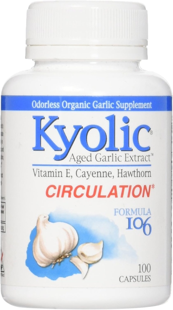 Kyolic Aged Healthy Sağlıklı Kalp Formula 106 - 100 Capsules