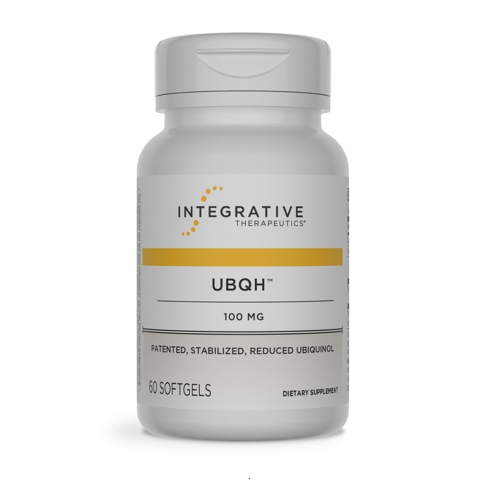 Bütünleştirici Tedaviler UBQH (100 mg) - Hücre Enerji Desteği Tamam * - Süt-Free - 60 Softgels (60 Hizmet)