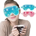 ZNÖCUETÖD Buz Maskesi Gel Soğutma 2 Packs Reusable Cold Compress Eye Ice Pack for Dark Circles and Puffiness, Migraine, Stres Yardımı