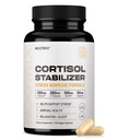 Nootrix Cortisol Manager & Stabilizer Supplement | Supports Deep Sleep, Relaxation, Adrenal Health & Stress | 300 mg Ashwagandha | L-Theanine, Rhodiola Rosea Ekstraksiyon & Apigenin | 90 Capsules