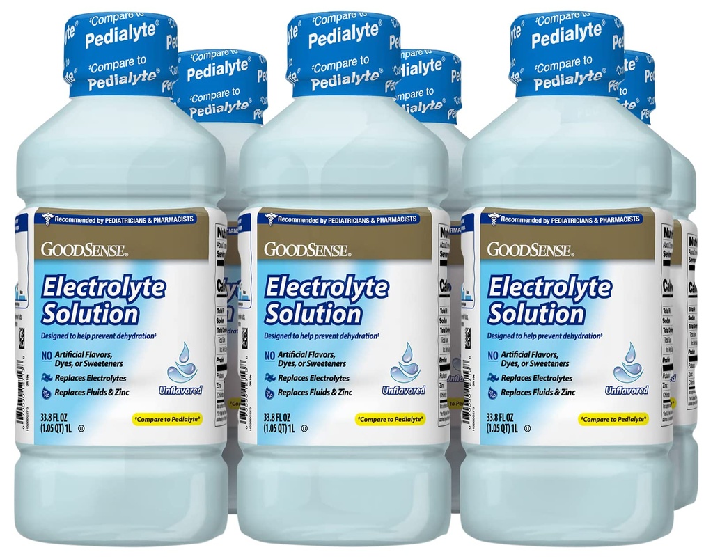 İyiSense Electrolyte Oral Çözüm, Unflavored, Dehidrasyonu önlemeye yardımcı olmak için tasarlanmıştır; Elektrolytes, Akışlar ve çinko, 33.8 Akışkanlar Ounces