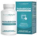 PUREHEALTH Para Parabroom - Gut Cleanse & Health Supplement - Black Walnut, Sweet Wormwood Toz, Turmeric Extract, Olive Leaf, Garlic & Onion - Kadınlar ve Erkekler için Kalıcı Destek 60 Capsules