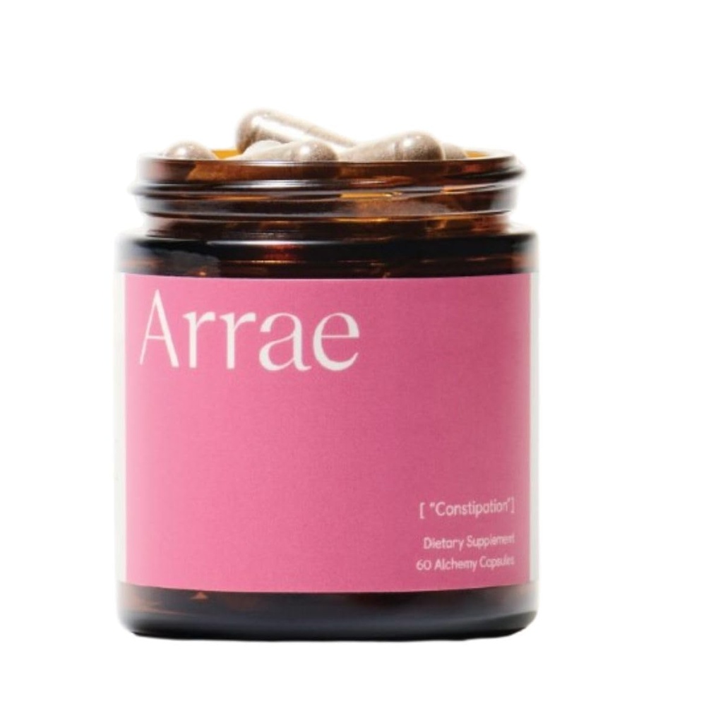 Arrae Constipation Relief: Natural Colon Cleanse, Fast-Acting Capsules for Regular Bowel Movements & Gut Health, Digestive Detox, Kadınlar ve Erkekler için Bloating Relief, Gut Cleanse (60 Kont)