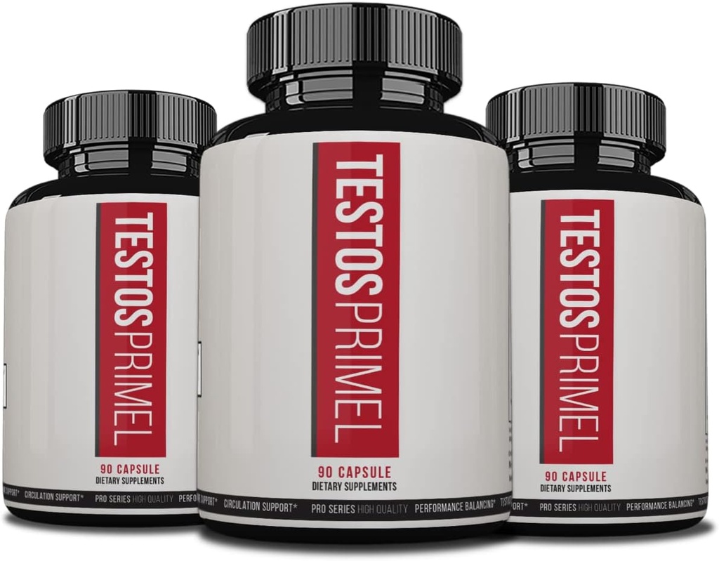 Testos Primel Advanced Formula, TestosPrimel For Muscles, Testoprime, 270 Capsules, 3 Ay Supply