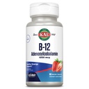 KAL B12 Adenosylcobalamin 1000 mcg - B 12 Vitamin, Kadınlar ve Erkekler için Active B-12 1000 mcg - Strawberry Flavor - 90 ActiveMelt Micro Tabletleri