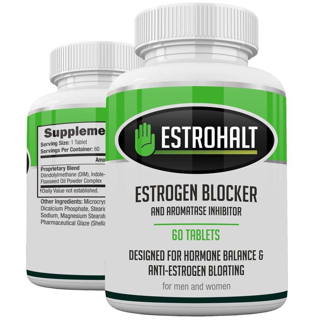 Estrogen-Blocker Supplement & Natural Antitase Inhibitor Pills for Men & Women DIM (Diindolylmethane) & Indole 3 Carbinol (I3C) Estrogen Dominance & Hormon Dengesi için Tamamlar