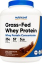 Nutricost Grass-Fed Whey Protein Yoğunluğu (Chocolate) 5LBS - Undenatured, Non-GMO, Natural Flavors...