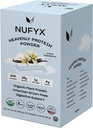 NUFYX® • Göksel Protein® Toz • Dünyanın En Güzel Yüzde 100 Organik Amerikan Büyülü Peas • Vegan • Gluten Free • Low Carb (Creamy Vanilla, Box of 10 Packets)
