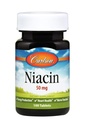 Carlson - Niacin, 50 mg, Cholesterol Metabolism, Enerji Üretimi, Kalp Sağlığı, Nerve Fonksiyonl, 100 Tablet