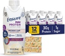 Max protein Shake | doğum günü Kek | İçmeye Hazır | Kas Sağlığı için 30g Protein | 1g Sugar, 4g Fiber | 11 fl oz, 12 Pack