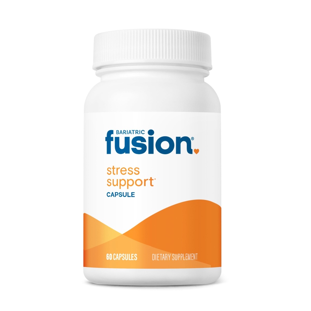 Bariatrik Fusion Stres Desteği * | Vegan Supplement with Magnezyum and Ashwagandha | Kadınlar ve Erkekler için Günlük Vitamin | Gluten, Süt ve Soy Free | Non-GMO | 60 Capsules