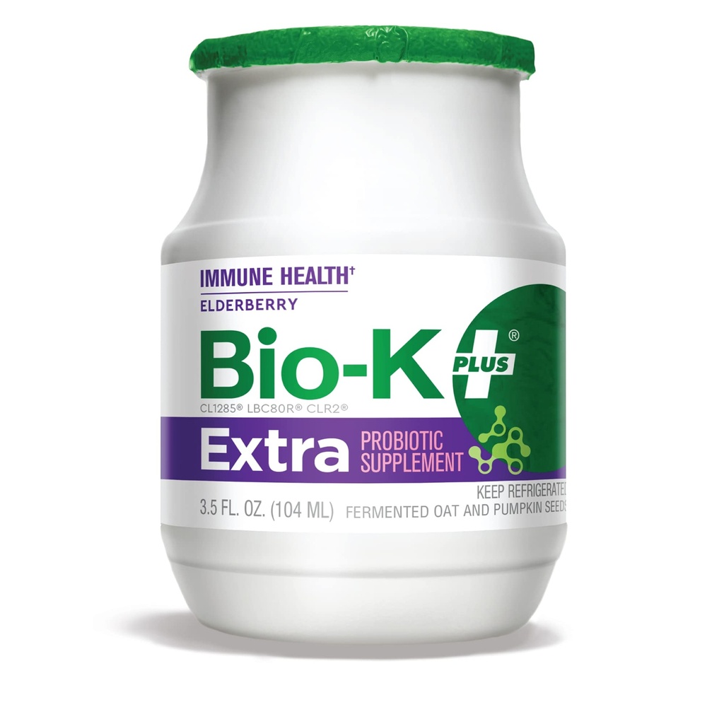 Bio-K Plus Organik Yaşlı Immune Ekstra Probiyotik 6Pk, 3.5 Fz