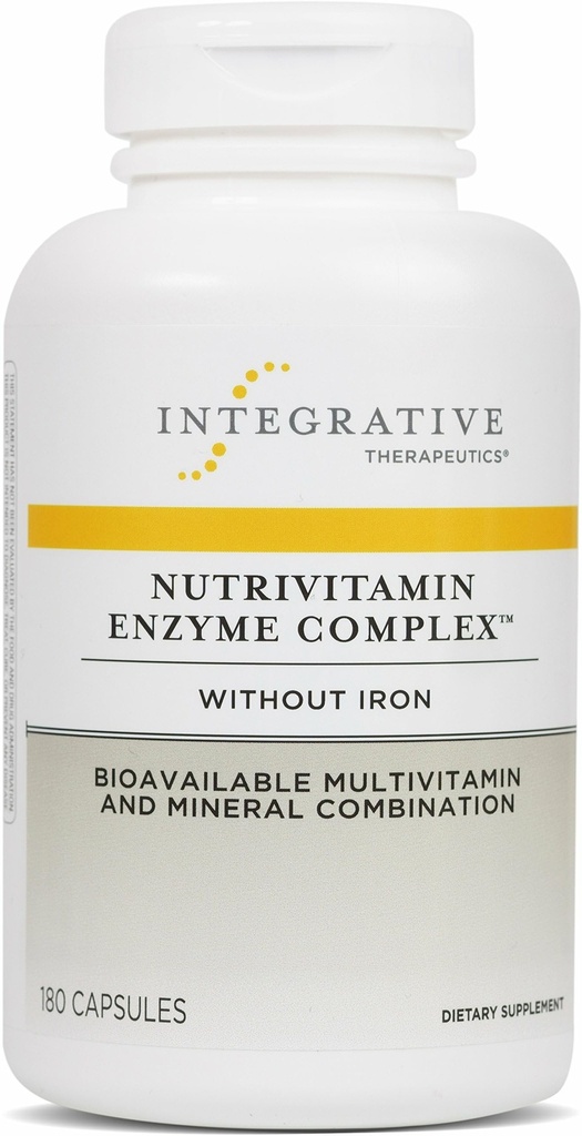 Allive Treatments NutriVitamin Enzyme Kompleksi - Antioksit Desteği için Multivitamin Supplement* - Essential Nutrients - Dairy-Free - 180 Capsules (60 Hizmet)