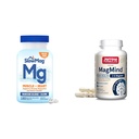SlowMag Muscle + Heart Magnezyum Klorid to Steel Supplement to Support Muscle Relaxation & Jarrow Formulas MagMind Brain Health with Magtein (Magnesium L-Threonate)