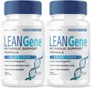 Laboratuarları Lean Gene Supplement, Metabolic Support Formula, Lean Gen for Advanced Kilo Kaybı, Lean Gen En Güçlü Kapsüller, LeanGenex All- Natural Pills (120 Capsules) (Pack of 2)
