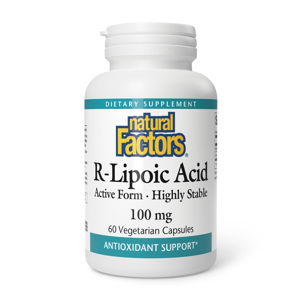Doğal Faktörler, R-Lipoic Asit, Antioksi Desteği, 60 Capsules