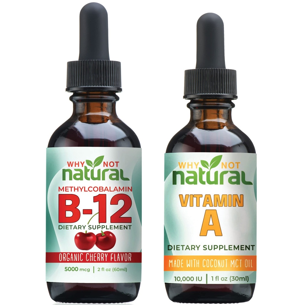 Doğal Organik Vitamin B12 Drops ve Sıvı Vitamin A Neden