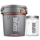Isopure protein Toz Low Carb Kretine Toz 500g Unflavored, Keto Dostu Protein Tozu, %100 Whey proteini, Protein Flavor: Dutch, 7.5 Pounds