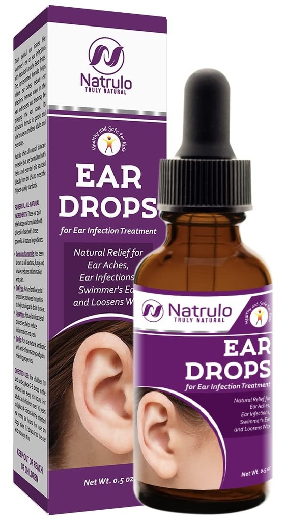 Saç Enfeksiyonu için Doğal Kulaklar - Yetişkinler, Çocuklar, Bebek ve Evcil hayvanlar için Evopatik Kulaklar - Kanat Kulakları Aches, Mayomer's Ear, & Loosens Wax – Kids Safe Ear Health Made in USA