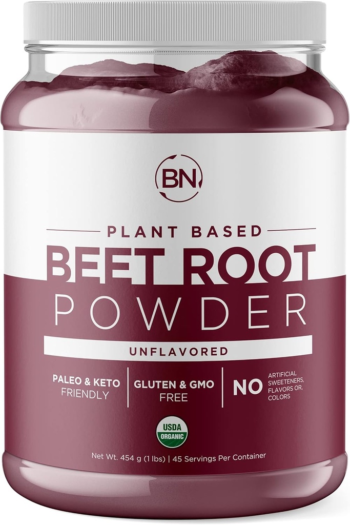 Organik Arıt Kök Toz – Saf Plant Nitrik Çimento Stamina ve Circulation için Beets'i Güçlendirmek - Sabah Arıt Suyu için Organik Arıt Toz - Non-GMO, sertifikalı Organik, Gluten-Free