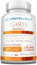 Approved Science Gaslys - Digestive Tract, Gas, and Stomach Supplement - with Artichoke Powder, Ginger, Fennel Seed - 180 Count - Pack of 1