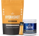 Hydration & Performance Sche: 150g Micronizedtine Cyhidrat & Hydrashot Orange Electrolyte Hydration Toz (15 hizmet) – Sugar-Free, Vegan ve Endurance & Recovery için Mükemmel