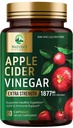 Apple Cider Vinegar Capsules ACV Supplements 1877 mg, Vitamin D3, çinko & Best ACV Supplement Pills Daha İyi Digestion için Gut Health, Immune System Support, Non-GMO & Gluten Free, 60 Capsules