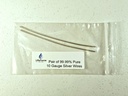 Pure Silver Jeneratör Wires – 9999 Silver elektrotlar – Pre-Cut 6Inch 10 Gauge Wires – Fits LifeForce Jeneratörs