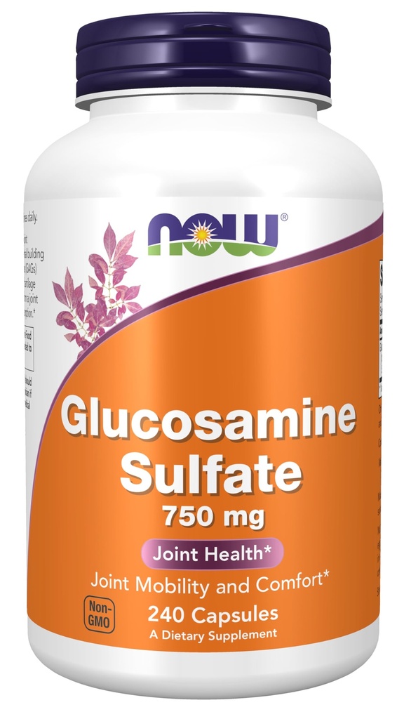 Şimdi Gıdalar Tamamlıyor, Glucosamine Sulfate 750 mg, UL Diyetsel Tamam Sertifika ile, 240 Veg Capsules